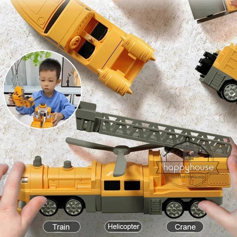 Transforming Robot Car Toy - Magnetic Blocks for Kids - silverfoxgoods